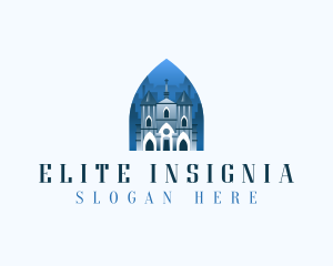 Gothic Cathedral Church logo design