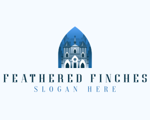 Gothic Cathedral Church logo design