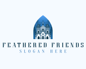 Gothic Cathedral Church logo design