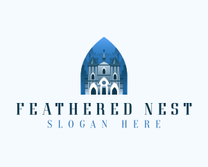 Gothic Cathedral Church logo design