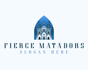 Gothic Cathedral Church logo design