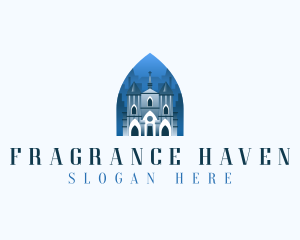 Gothic Cathedral Church logo design