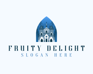 Gothic Cathedral Church logo design