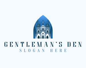 Gothic Cathedral Church logo design