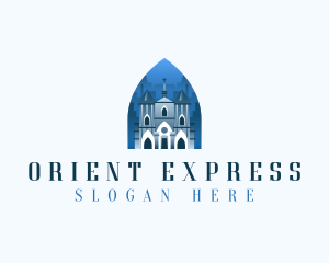 Gothic Cathedral Church logo design