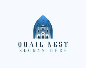 Gothic Cathedral Church logo design