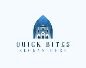 Gothic Cathedral Church logo design