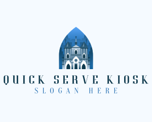 Gothic Cathedral Church logo design