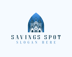 Gothic Cathedral Church logo design