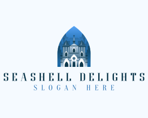 Gothic Cathedral Church logo design