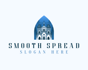 Gothic Cathedral Church logo design