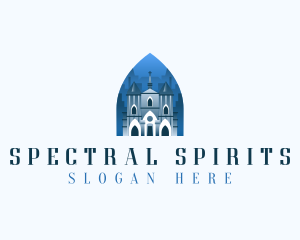 Gothic Cathedral Church logo design