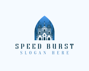 Gothic Cathedral Church logo design