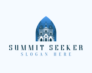 Gothic Cathedral Church logo design