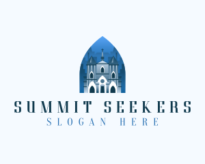 Gothic Cathedral Church logo design