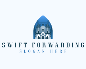 Gothic Cathedral Church logo design