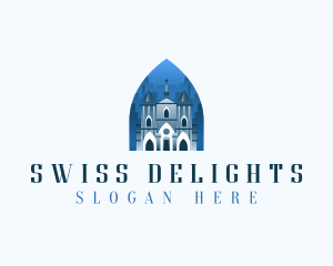 Gothic Cathedral Church logo design