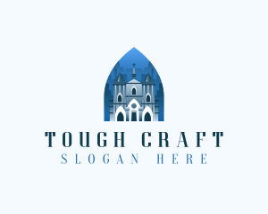 Gothic Cathedral Church logo design