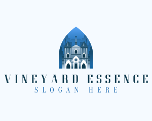 Gothic Cathedral Church logo design