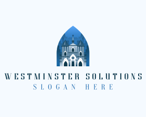 Gothic Cathedral Church logo design