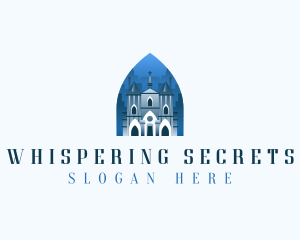 Gothic Cathedral Church logo design