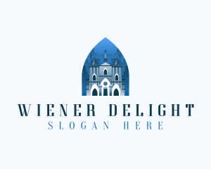 Gothic Cathedral Church logo design