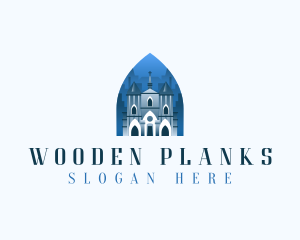 Gothic Cathedral Church logo design