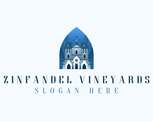 Gothic Cathedral Church logo design