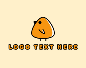 Animal Center - Cute Baby Chick logo design