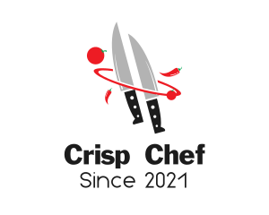 Kitchen Knife Culinary logo design