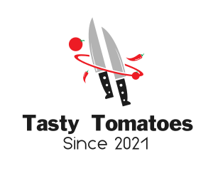 Kitchen Knife Culinary logo design