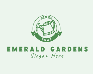 Garden Watering Can logo design