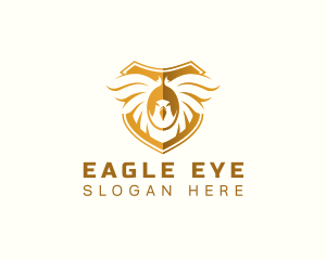 Eagle Shield Wings logo design