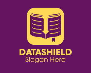 Literature - Yellow Elegant Ebook Application logo design