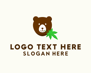 Bear - Grizzly Bear Dispensary logo design