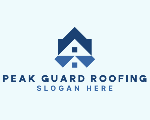 Roofing Property Realty logo design