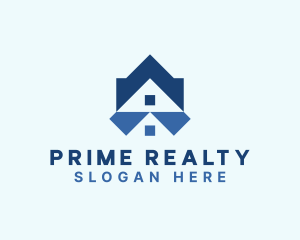 Roofing Property Realty logo design