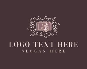 Floral Camera SLR Logo