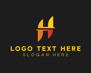 Professional - Generic Modern Letter H logo design