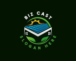 Shelter - Home Energy Solar Panel logo design