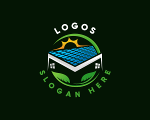 Volt - Home Energy Solar Panel logo design