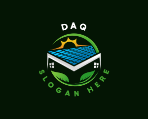 Efficiency - Home Energy Solar Panel logo design