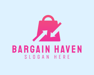 Sale - Arrow Bag Exchange logo design
