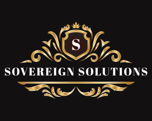 Sovereign - Luxury Ornament Shield logo design