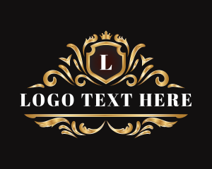 Premium - Luxury Ornament Shield logo design