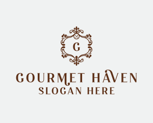 Luxury Restaurant Cuisine logo design