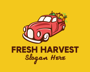 Vegetables - Fruits & Vegetables Farm Truck logo design