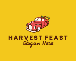 Fruits & Vegetables Farm Truck  logo design