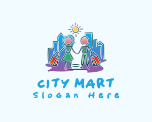 Department Store - City Couple Bag logo design