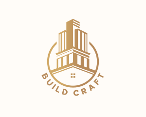 Corporate Building Realtor logo design